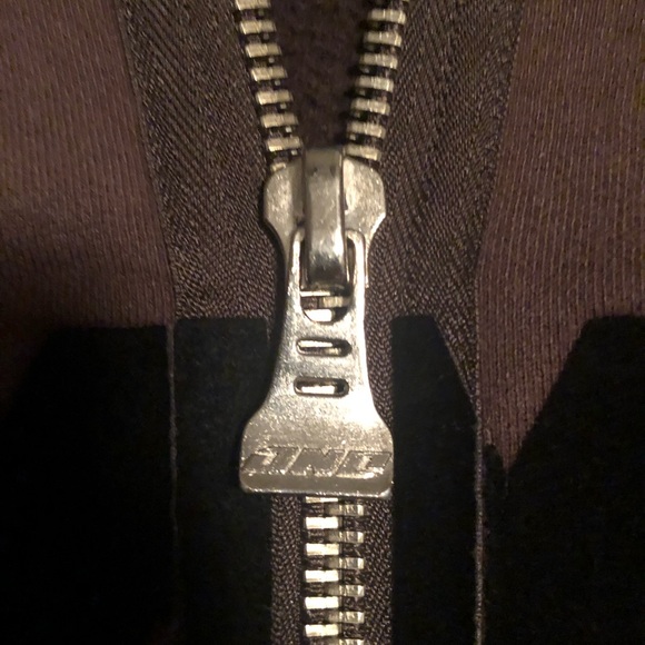 Mens ONE industries chocolate brown zip hoodie size L - Picture 4 of 4